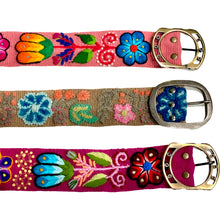 Load image into Gallery viewer, Hand Embroidered Peruvians Belts - Artisan Crafted & Unique Fashion Accessories