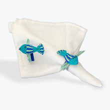 Load image into Gallery viewer, Iraca Palm Napkin Ring - Handmade Eco-Friendly Table Decor, Fish design