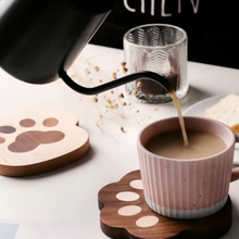 Load image into Gallery viewer, Walnut Paw Coasters
