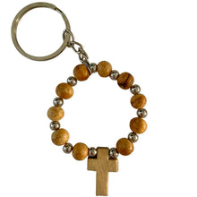 Load image into Gallery viewer, Palo Santo Mini Rosary Keychain
