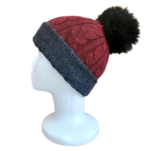 Load image into Gallery viewer, Baby Alpaca Double knitted Pom Pom Hat
