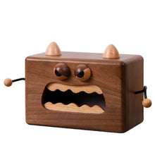 Load image into Gallery viewer, Walnut/Beech Wood Tissue Box Holder-Monster