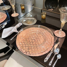 Load image into Gallery viewer, Genuine Araipaima Fish Leather Round Placemats