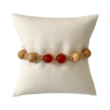 Load image into Gallery viewer, Palo Santo and Gemstones Macrame Bracelets