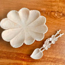 Load image into Gallery viewer, Sustainable Hand-Carved Wooden Tableware Set - Plate and Spoon in Unka Wood