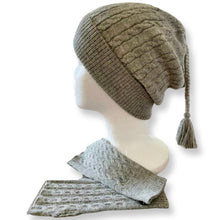 Load image into Gallery viewer, Premium Alpaca Beanie Hat and Fingerless Gloves Set
