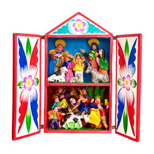 Load image into Gallery viewer, Peruvian Retablo-Small Nativity Scene
