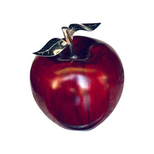 Load image into Gallery viewer, Wooden Apple With Sterling Silver Stem