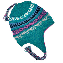 Load image into Gallery viewer, Baby Alpaca Beanie, Peruvian Style-Unisex Reversible Chullo