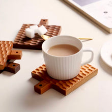 Load image into Gallery viewer, Walnut/Cherry Wooden Cutting Board Coaster