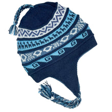 Load image into Gallery viewer, Baby Alpaca Beanie, Peruvian Style-Unisex Reversible Chullo