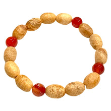 Load image into Gallery viewer, Palo Santo and Coral Bracelet