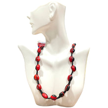 Load image into Gallery viewer, Adjustable Macrame Huayruro Necklace