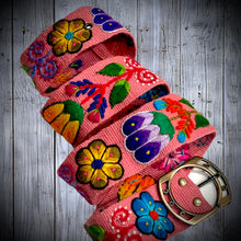 Load image into Gallery viewer, Hand Embroidered Peruvians Belts - Artisan Crafted & Unique Fashion Accessories
