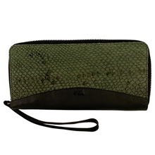 Load image into Gallery viewer, Genuine Sea Bass Fish Leather Zip Wallet