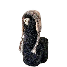 Load image into Gallery viewer, Mini Huacaya Alpaca With Chullo Hat