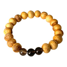 Load image into Gallery viewer, Palo Santo and Quartz Bracelet