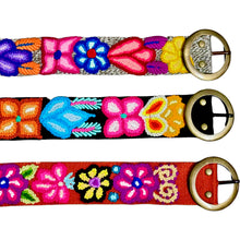 Load image into Gallery viewer, Hand Embroidered Peruvians Belts - Artisan Crafted & Unique Fashion Accessories