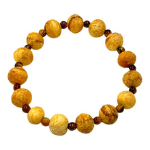 Load image into Gallery viewer, Palo Santo And Tiger Eye Gemstone Bracelet