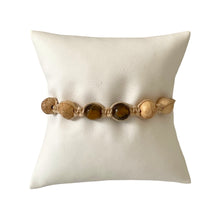 Load image into Gallery viewer, Palo Santo and Gemstones Macrame Bracelets