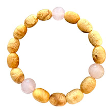 Load image into Gallery viewer, Palo Santo and Rose Quartz Bracelet