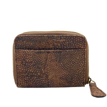 Load image into Gallery viewer, Genuine Mahi-Mahi Fish Leather Small Zip Wallet