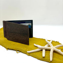 Load image into Gallery viewer, Genuine Mahi-Mahi Fish Leather Money Clip Wallet