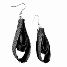 Load image into Gallery viewer, Genuine Mahi-Mahi Fish Leather Earrings-Waves