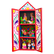 Load image into Gallery viewer, Peruvian Retablo-Nativity (Three Levels)