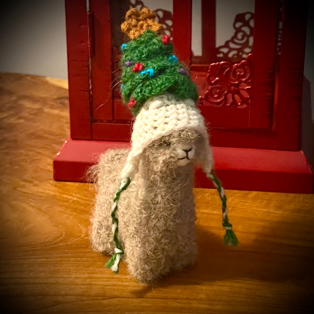 Luxurious Mini Stuffed Toy - Christmas Tree Chullo Hat