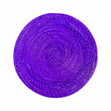 Load image into Gallery viewer, Handmade Round Iraca Placemats - Eco-Friendly 13.5" Diameter natural Fiber Table Decor