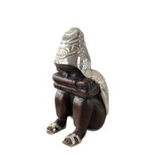 Load image into Gallery viewer, Hand Carved Wooden Figurine-Small Sitting Boy