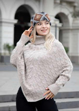 Load image into Gallery viewer, Alpaca Wool Poncho Sweater
