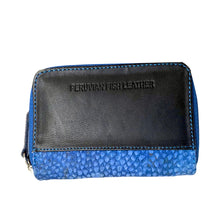 Load image into Gallery viewer, Genuine Mahi-mahi Fish Leather Coin Wallet