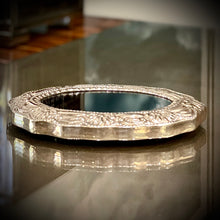 Load image into Gallery viewer, Sterling Silver 950 Fighting Roosters with Mirror Tray - Traditional Peruvian Art