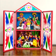 Load image into Gallery viewer, Peruvian Retablo-Small Nativity Scene
