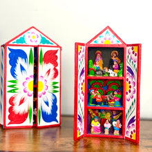 Load image into Gallery viewer, Peruvian Retablo-Nativity (Three Levels)