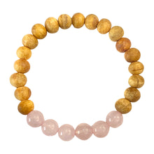 Load image into Gallery viewer, Palo Santo and Rose Quartz Bracelet