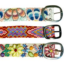 Load image into Gallery viewer, Hand Embroidered Peruvians Belts - Artisan Crafted & Unique Fashion Accessories