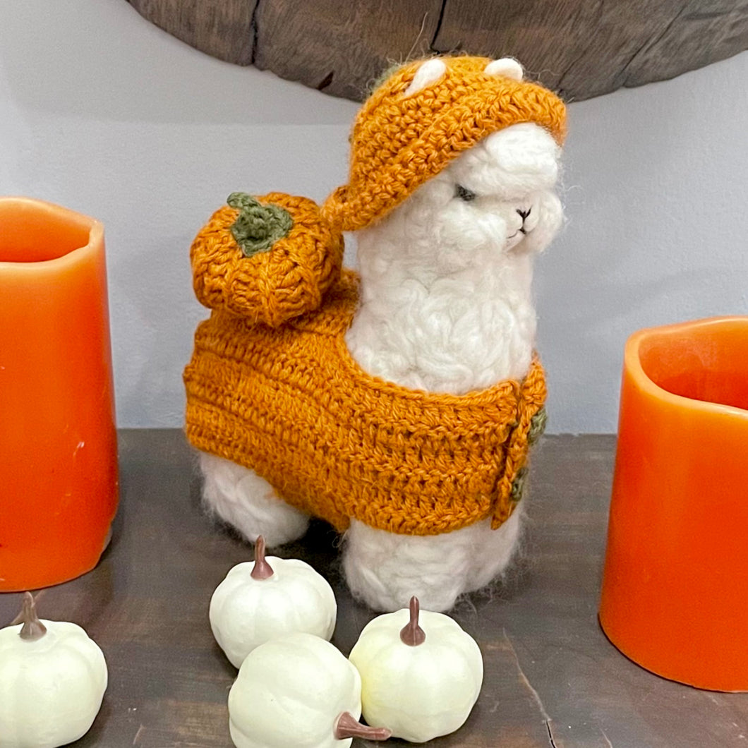 Alpaca Soft Toy - Pumpkin