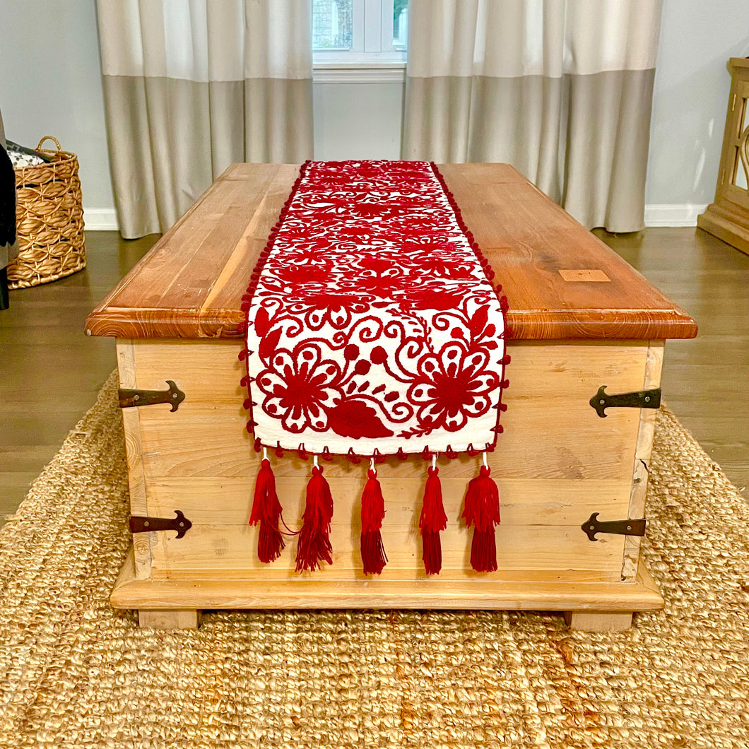 Hand Embroidered Table Runner-Inka