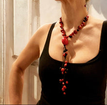 Load image into Gallery viewer, Sustainable Huayruro &amp; Tagua Necklace

