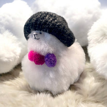 Load image into Gallery viewer, Cute Mini Llama Plush Toy - Hand-Knit
Hat &amp; Baby Alpaca Wool
