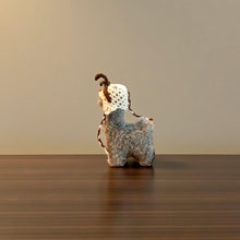 Load image into Gallery viewer, Mini Alpaca Stuffed Animal with Rudolph Reindeer Chullo Hat Handmade in Peru
