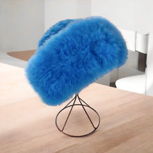 Load image into Gallery viewer, Authentic  Russian Style Alpaca Fur Hat - 100% Baby Alpaca Fur - Luxury Winter Wear
