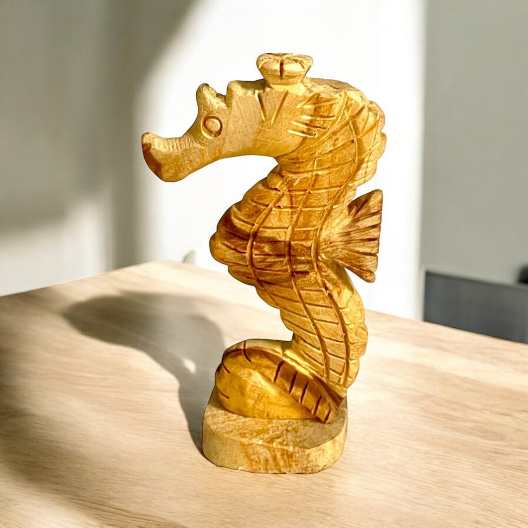 Palo Santo Seahorse Totem