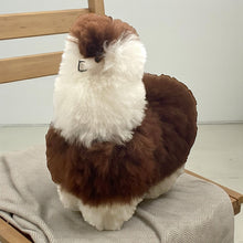 Load image into Gallery viewer, Large Baby Alpaca Fur Llama Stuffed Animal Handmade in Perú
