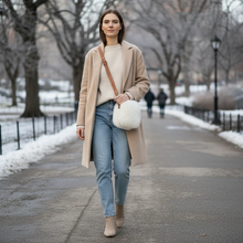 Load image into Gallery viewer, Handmade Baby Alpaca Fur Crossbody Bag - Cusco, Peru
