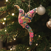 Load image into Gallery viewer, Hummingbird Ornament – Hand-Embroidered Hanging Decor | Handmade Gift
