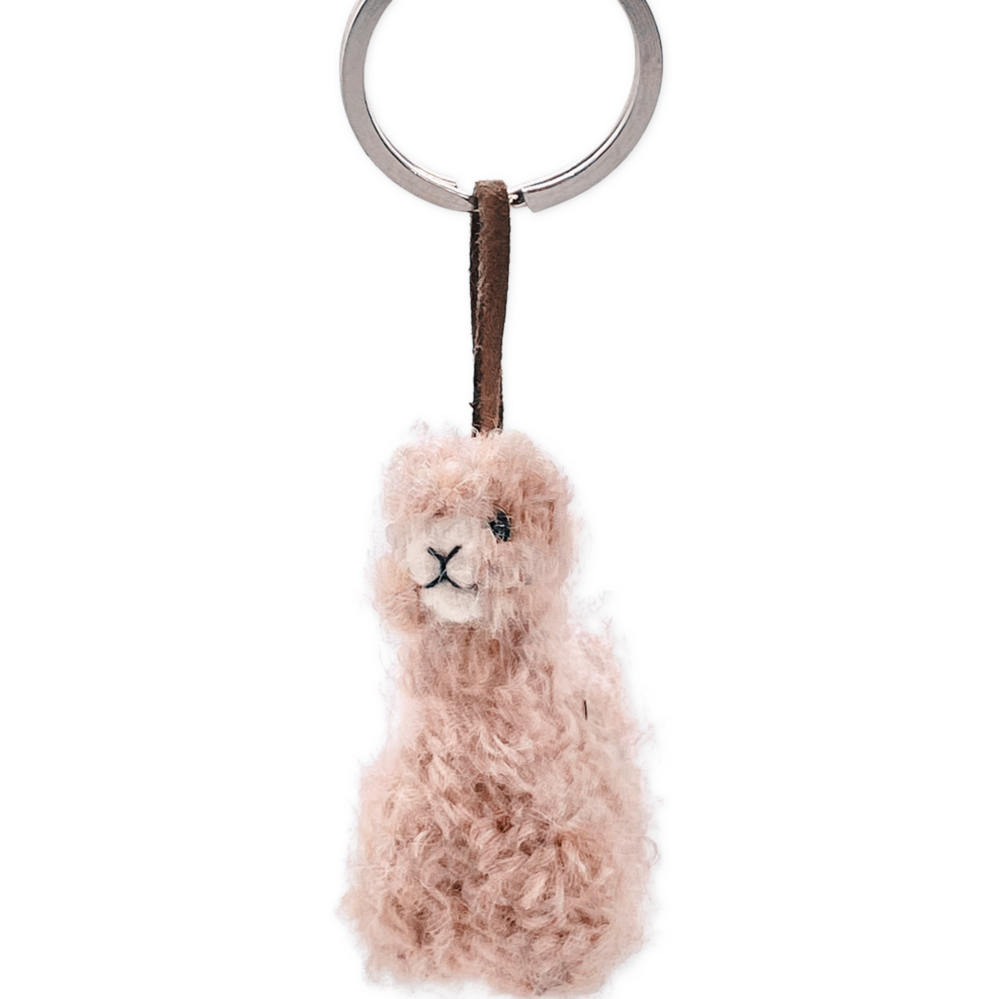 Alpaca Wool Keychain – LanaLLama